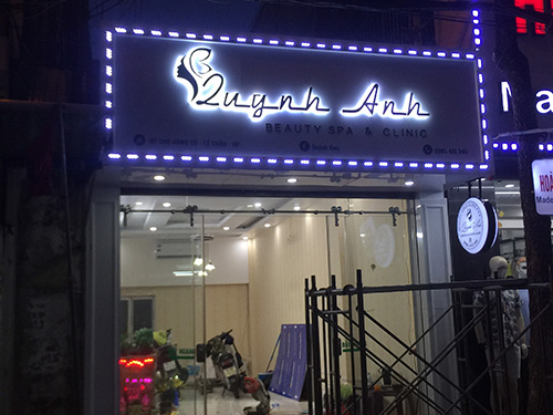 Công ty nội thất Cường Anh thiết kế thi công biển spa